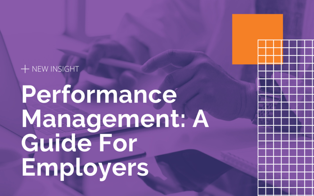 Performance Management: Guide For Employers