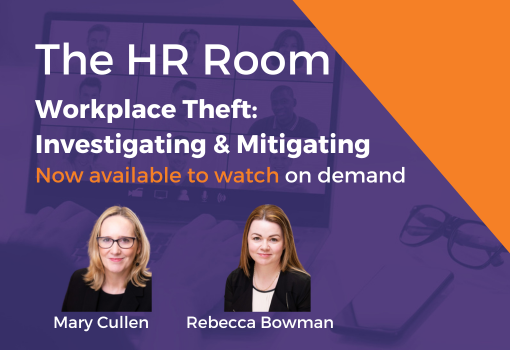 Workplace Theft Webinar Investigating And Mitigating Theft Rebecca Bowman Mary Cullen Insight HR