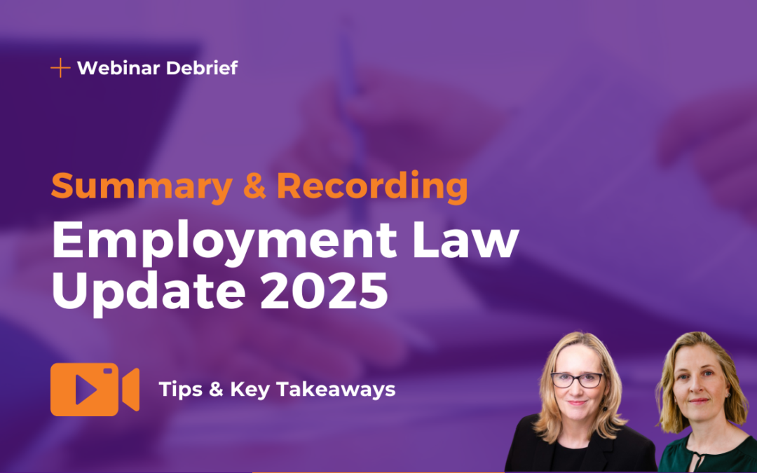 Webinar Recap Employment Law Update 2025 Insight HR Lewis Silkin