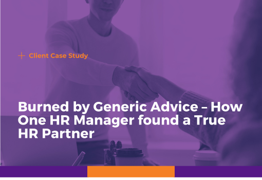 Case Studies Page (5) Burned by Generic Advice